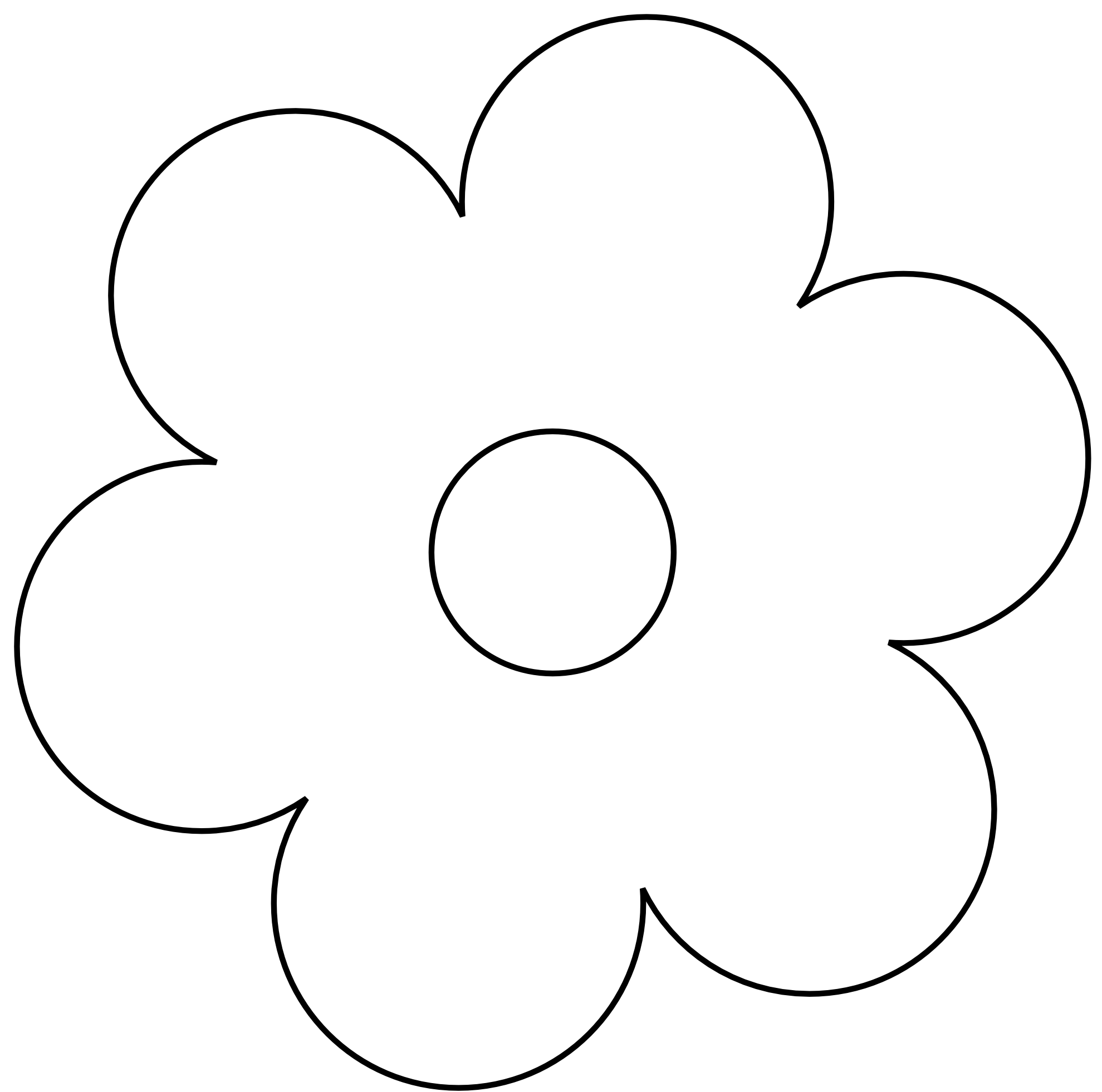 Black And White Flower Clipart | Clipart library - Free Clipart Images