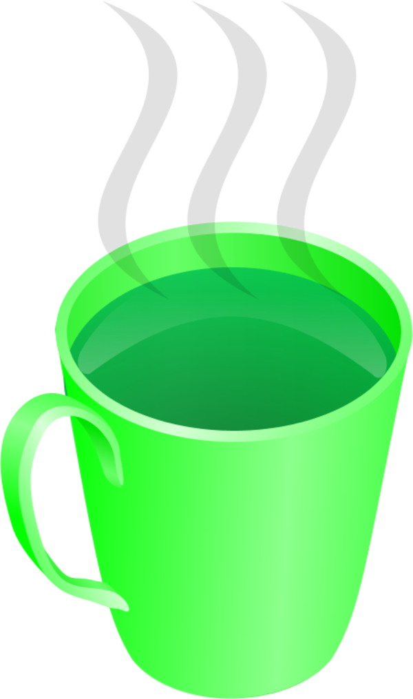 A cup of tea - vector Clip Art