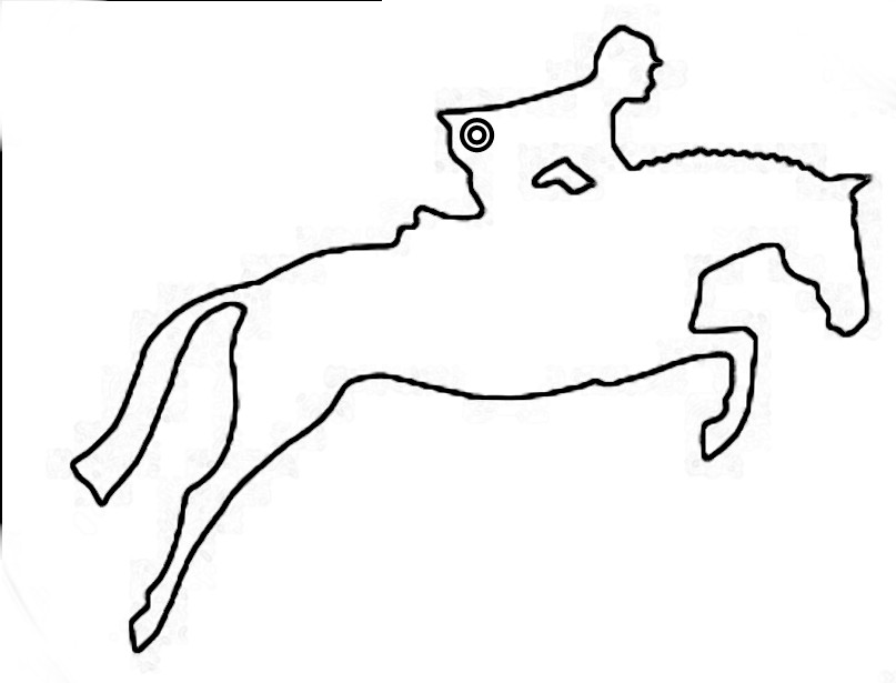 Pin Pin Jumping Horse Outline Clip Art Vector Online Royalty Free 