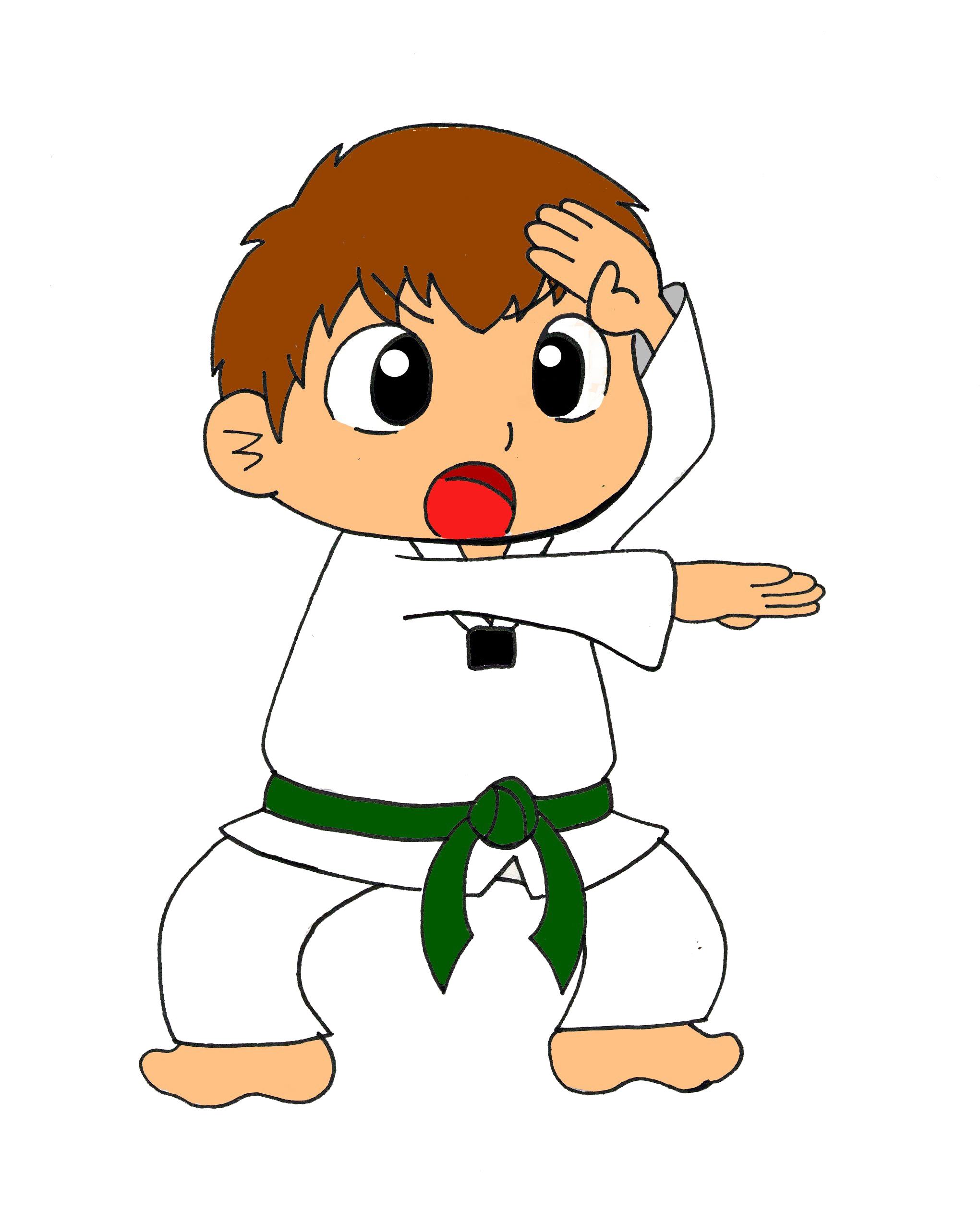 funny karate clipart - photo #23