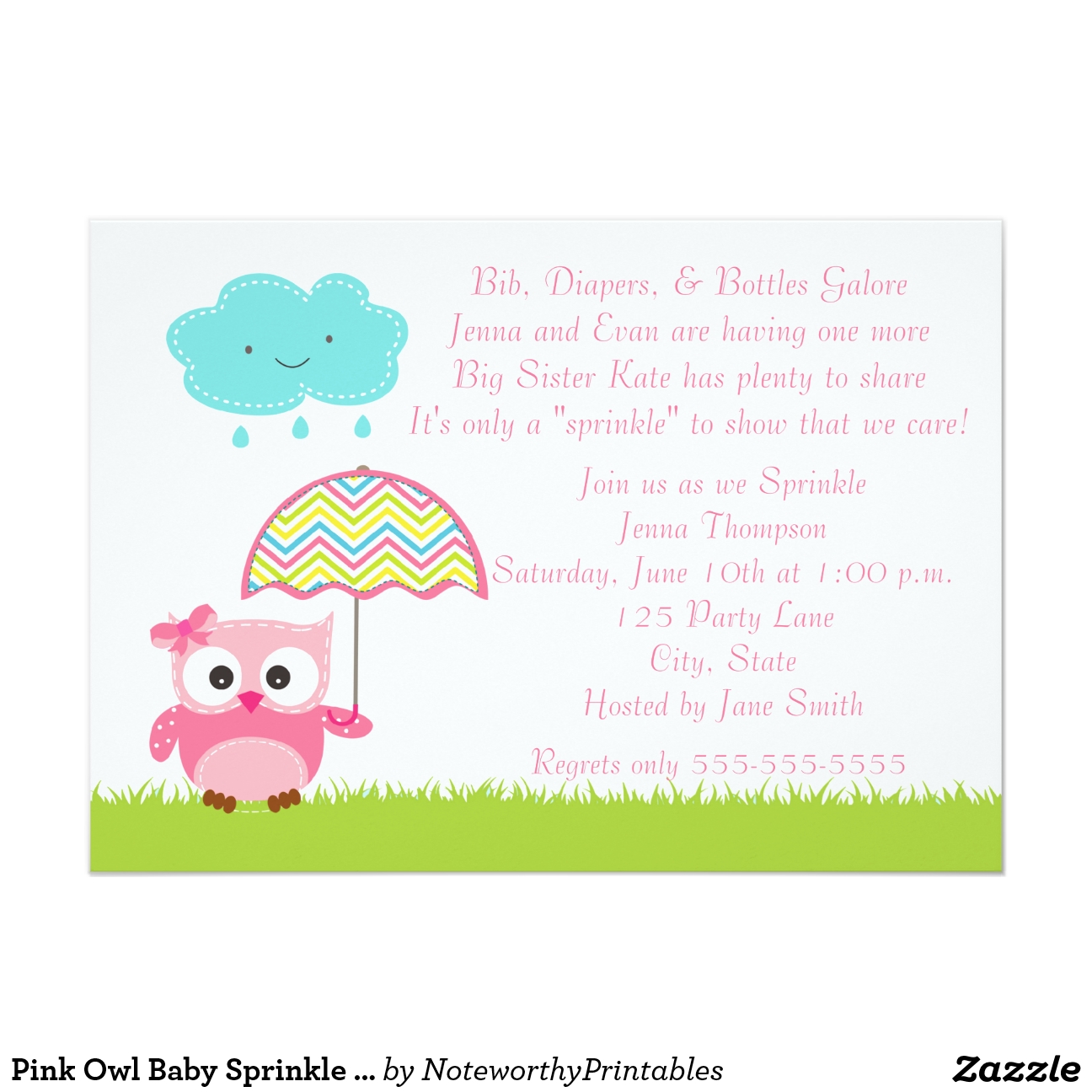 1,000+ Pink Owl Invitations, Pink Owl Announcements  Invites | Zazzle