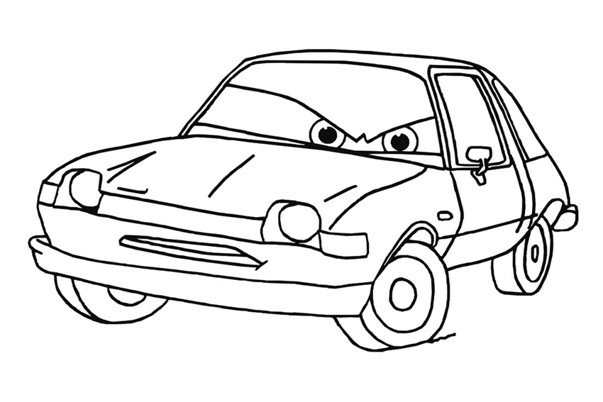 mack and lightning mcqueen coloring pages - photo #47