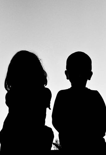 Boy and Girl Silhouette | Flickr - Photo Sharing!