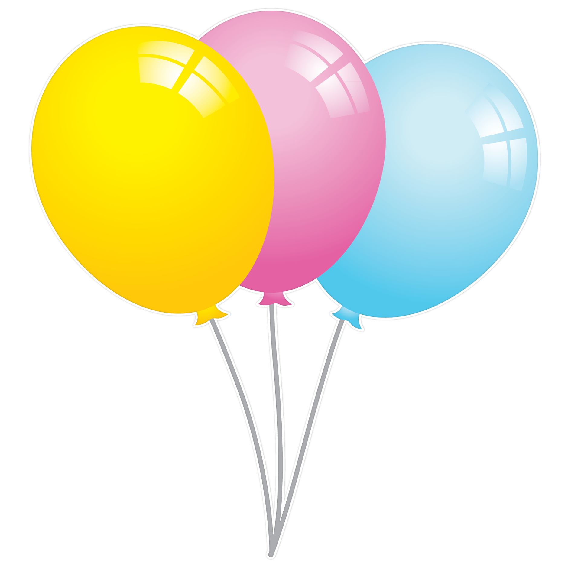 Birthday Balloons Png - Clipart library