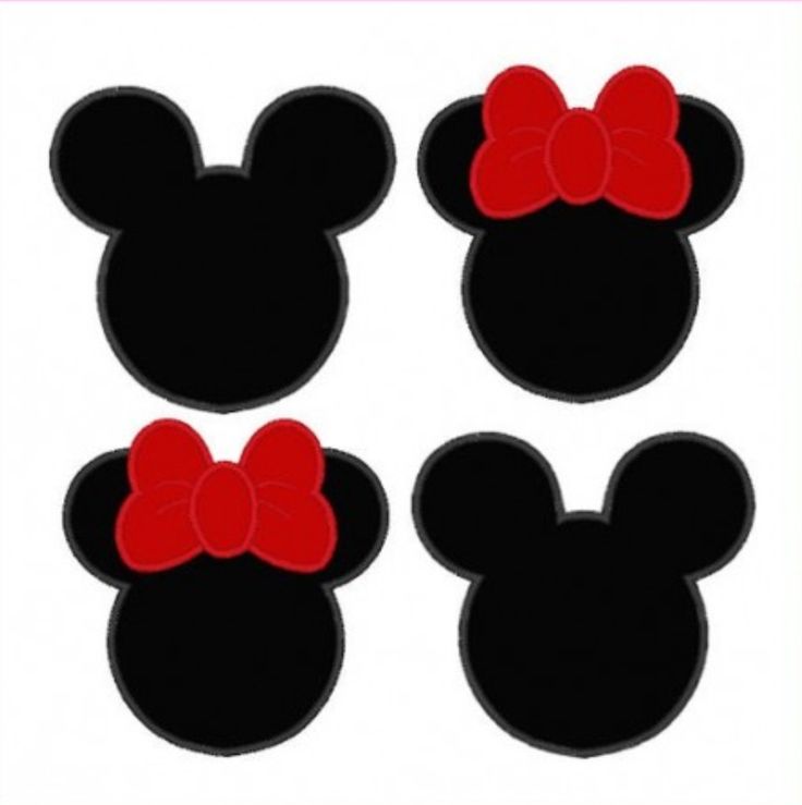 Minnie  Mickey Mouse Silhouettes | BOXES | Clipart library