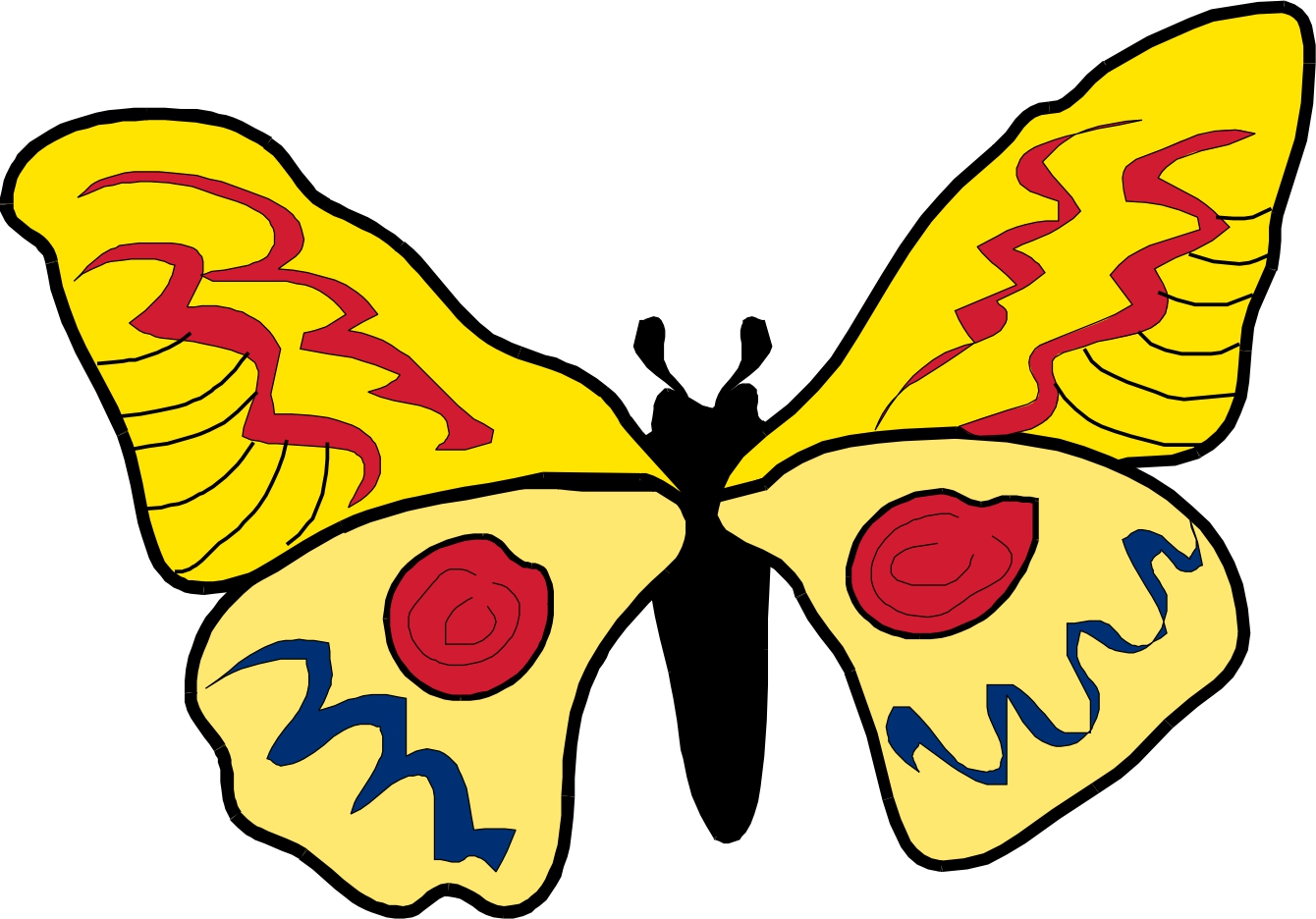 Cartoon Butterfly - Clipart library - Clipart library