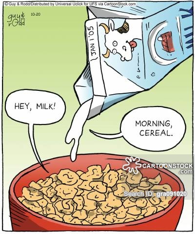 yogurt con cereal animado - Clip Art Library