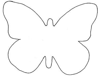 butterfly outline template