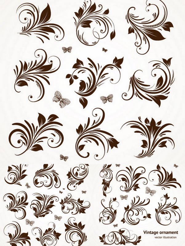 floral | Free Stock Vector Art  Illustrations, EPS, AI, SVG, CDR 