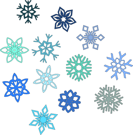 Pix For  Snowflake Clip Art Free