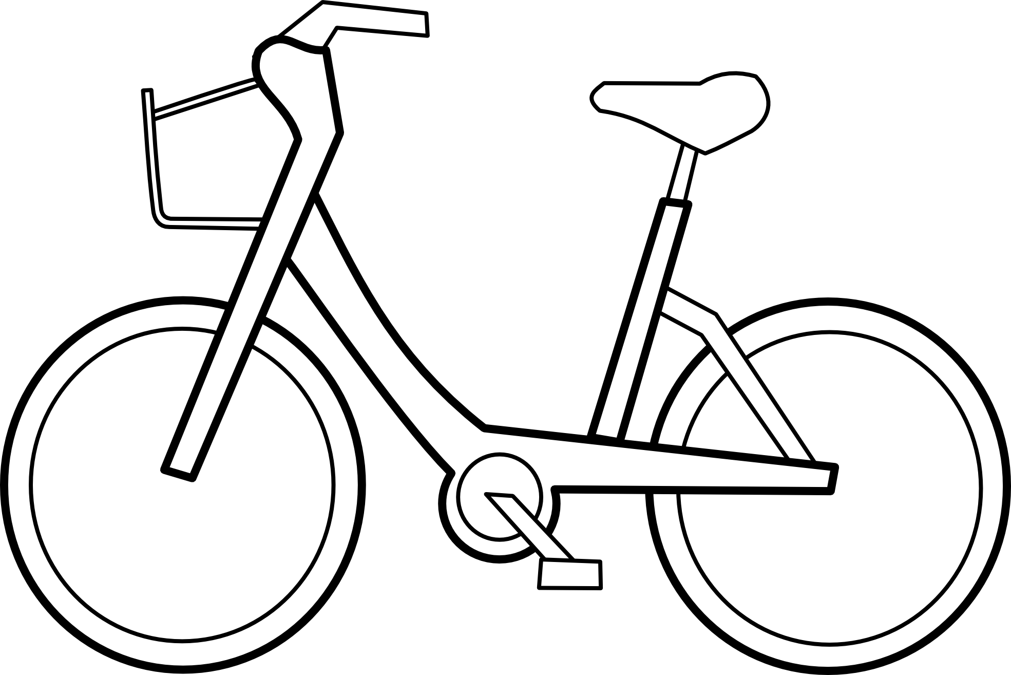 Clipart Bicycle - Clipart library
