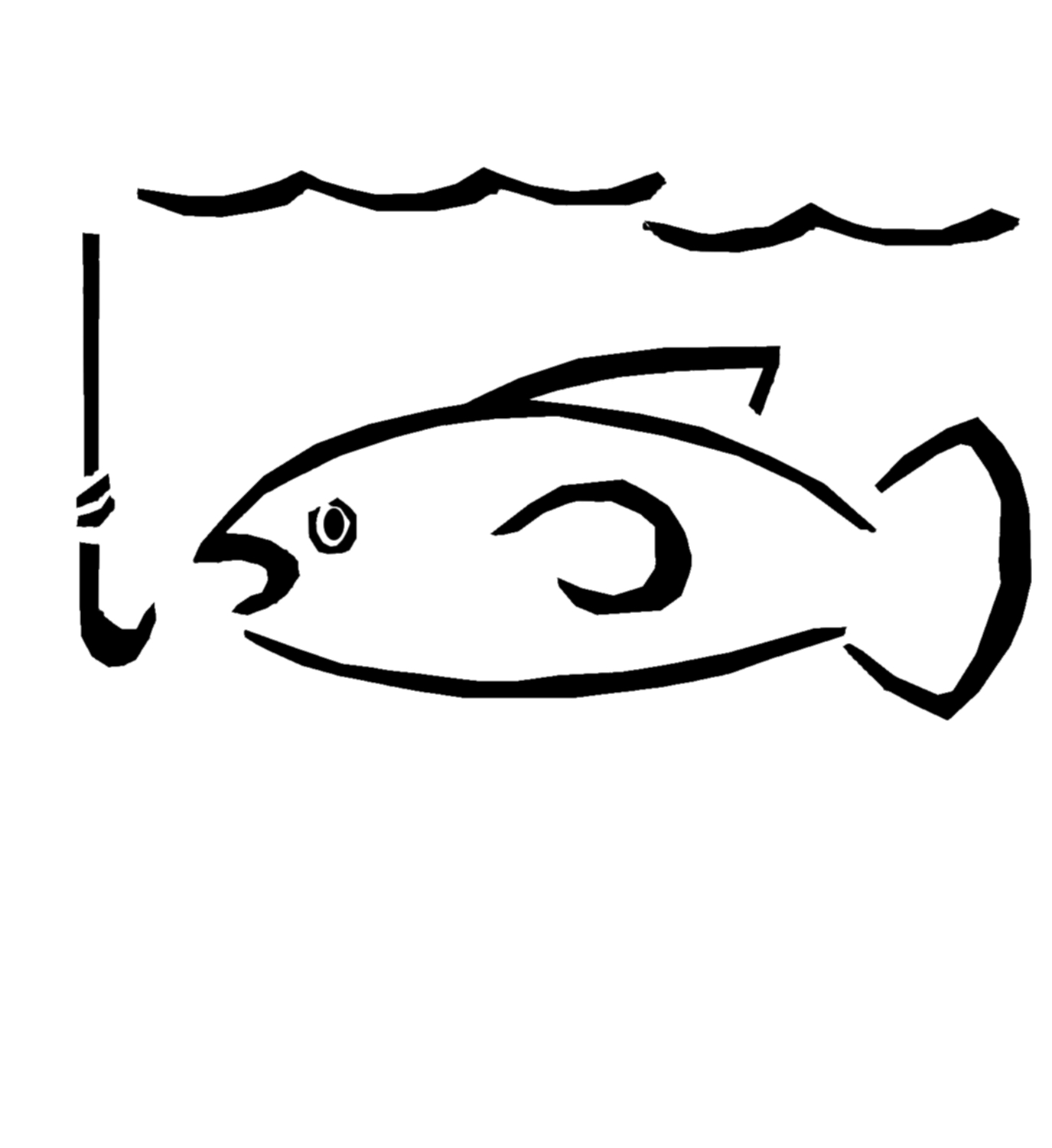 Fish Hook Clip Art - Clipart library
