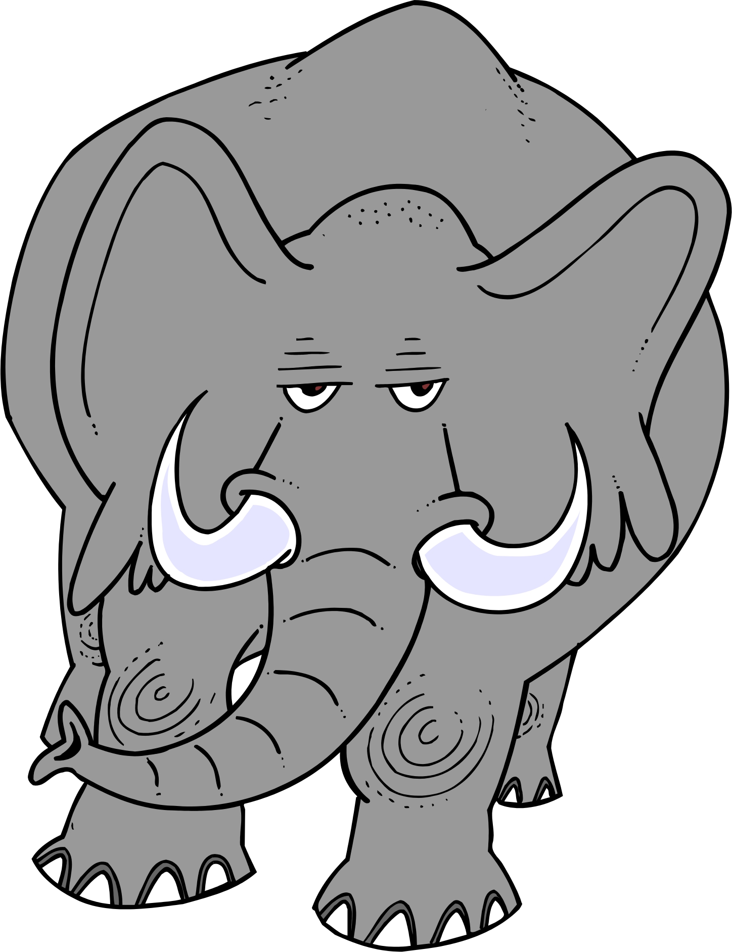 Cartoon Picture Of An Elephant - Clipart library