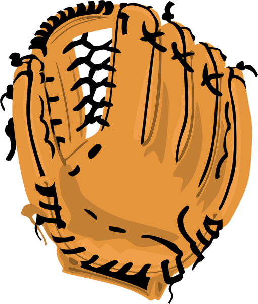 Baseball Glove 2 clip art - vector clip art online, royalty free 