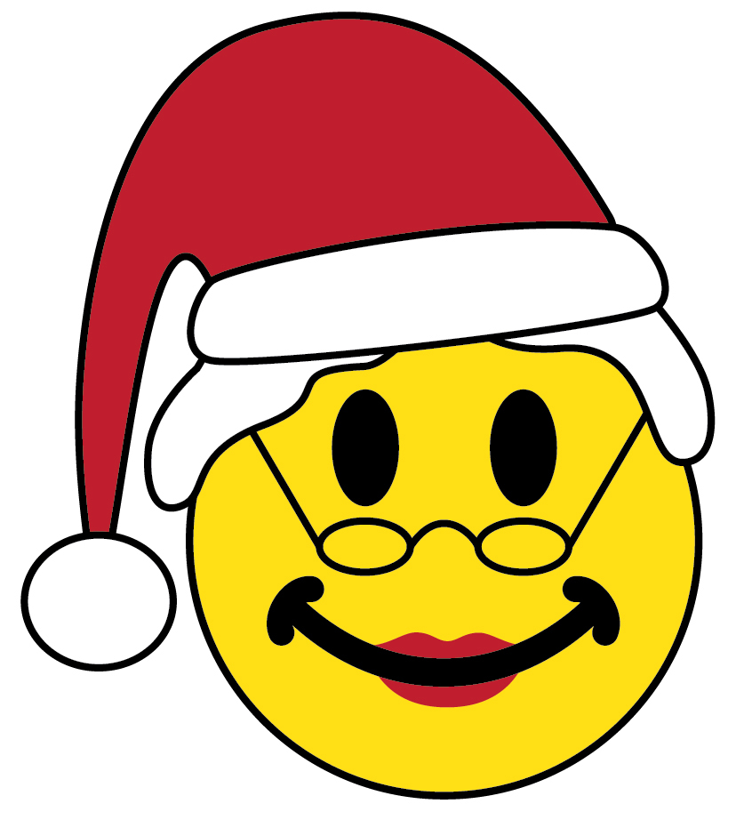 Santa Smiley Face