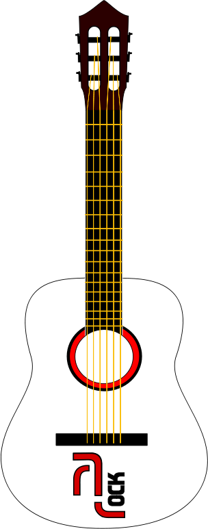 Rockin Acoustic Guitar Clip Art Download