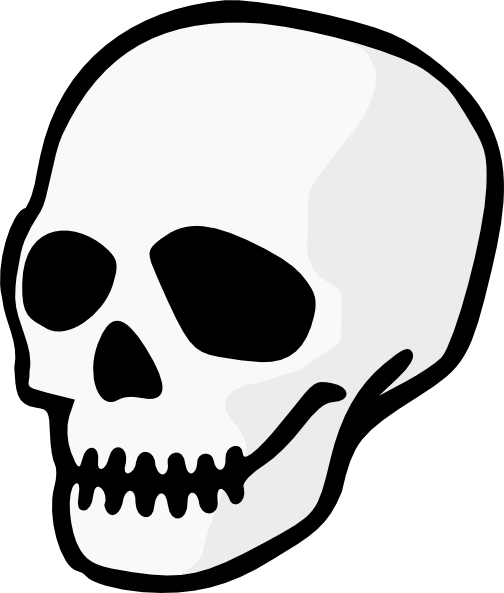 Skull Outline Drawings - Clipart library