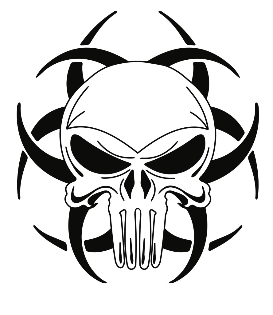 Easy Skull Drawings - Clipart library