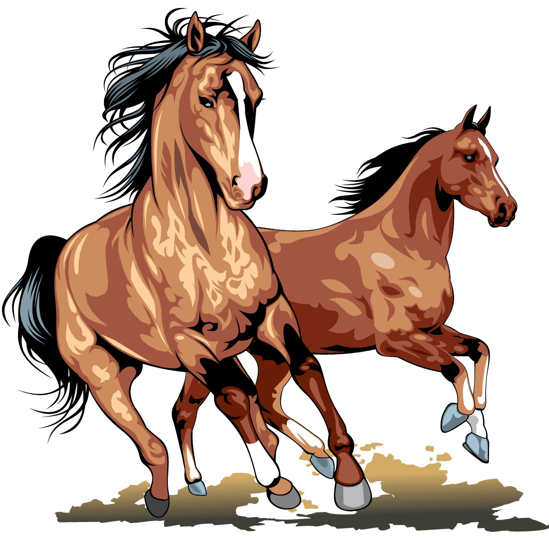 Horse Illustation Vector Free Download | Creativity Window 