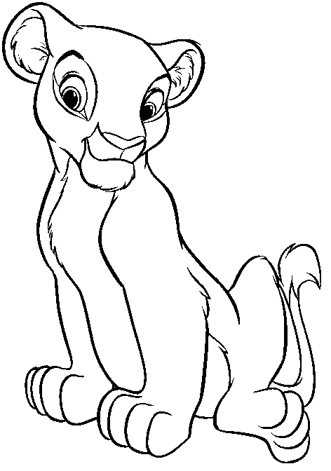 Coloring Pages For Kids Lion King Mufasa - Cartoon Coloring pages 