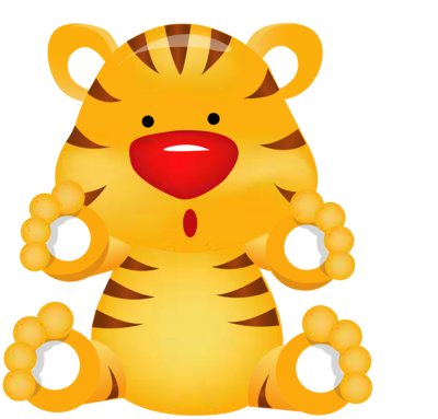 Cute Baby Tiger Cartoon 