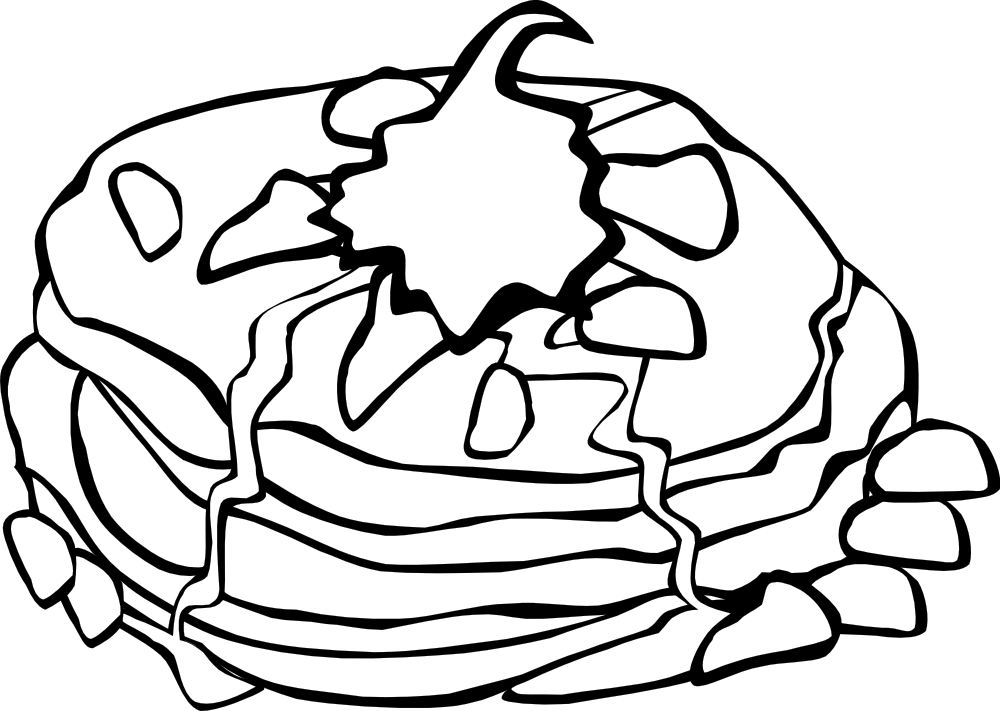 OnlineLabels Clip Art - Fast Food, Breakfast, Pancakes With 
