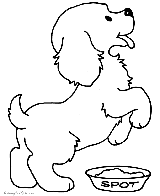 puppy pictures to color | Coloring Picture HD For Kids | Fransus 