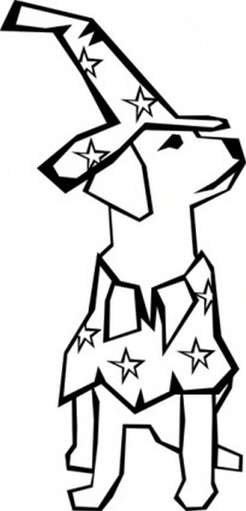 Dog Simple Drawing Clip Art 9 | Free Vector Download - Graphics 