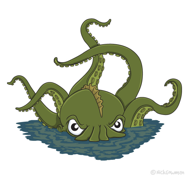 clip art sea monster - Clip Art Library