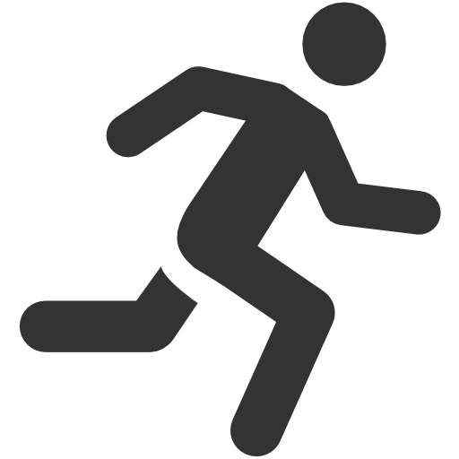 Green Running Man Icon Clip Art Library