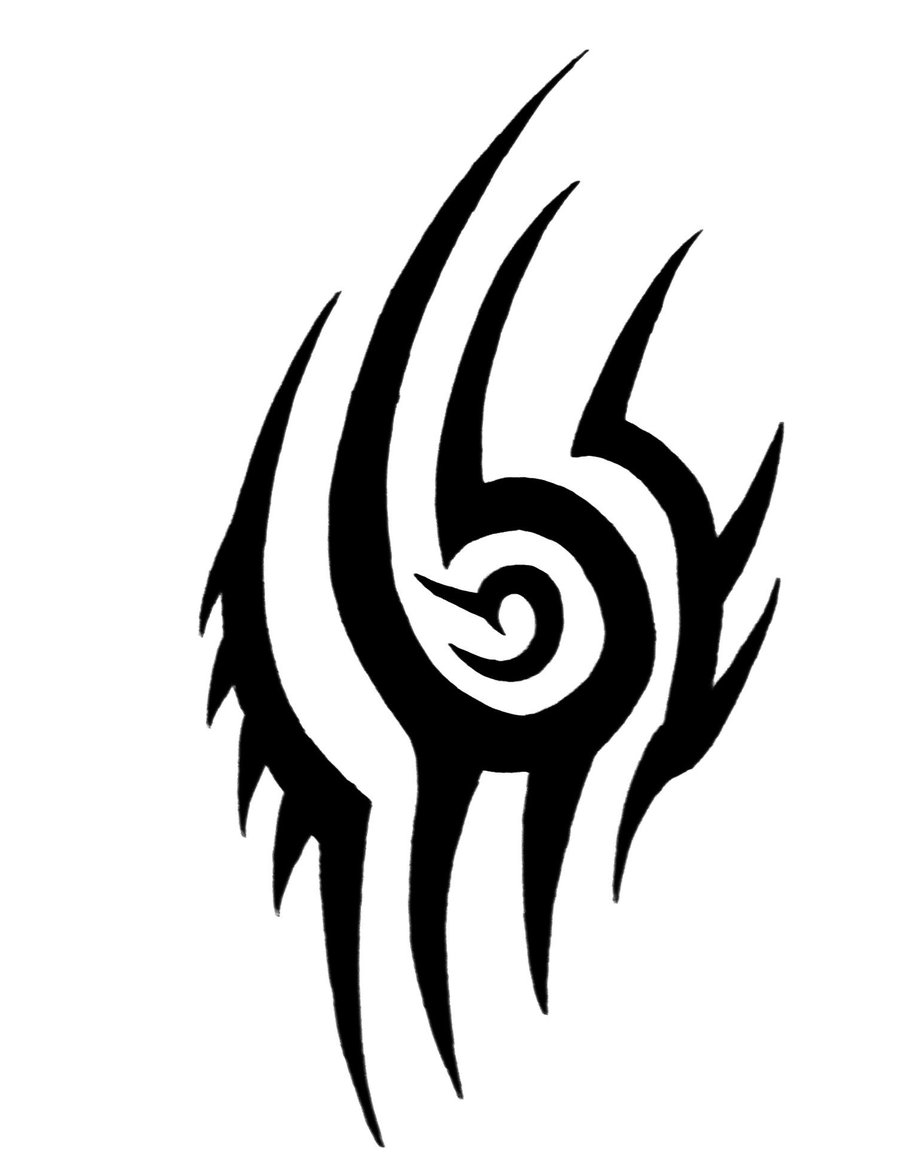 tribal tattoo chest design - Clip Art Library