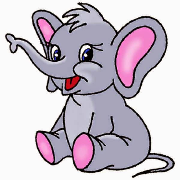 Circus Elephant Cute Cartoon Clipart - Free Clip Art Images