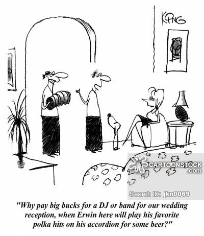 Budget Weddings Cartoons and Comics - funny pictures from CartoonStock