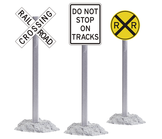 21738 Railroad Crossing Sign Pack (6) [6-21738] - $21.99 