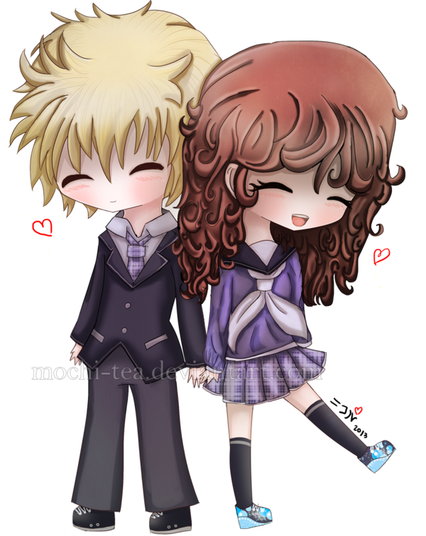 Anime Chibi Couple - Cute Pics for Cartoon Couple