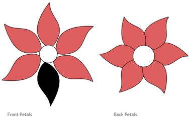 Printable eight petal flower template Mike Folkerth - King of 