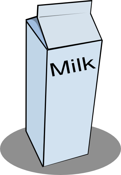 Milk Carton clip art - vector clip art online, royalty free 