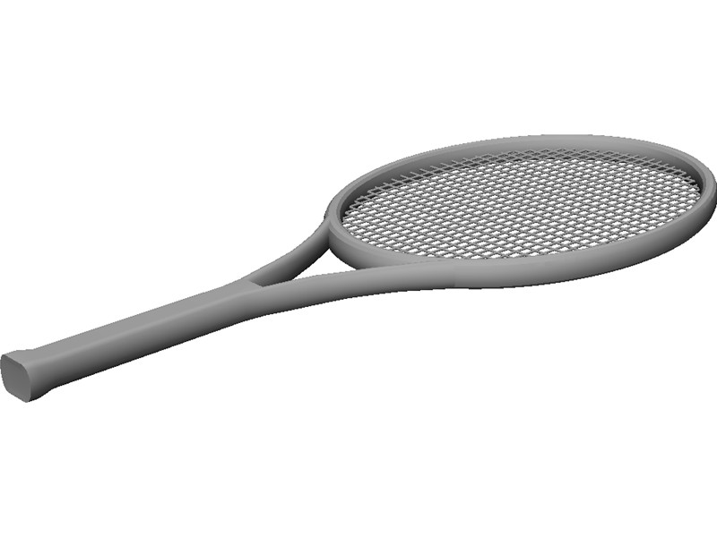 Tennis Racket 3D Model Download | 3D CAD Browser
