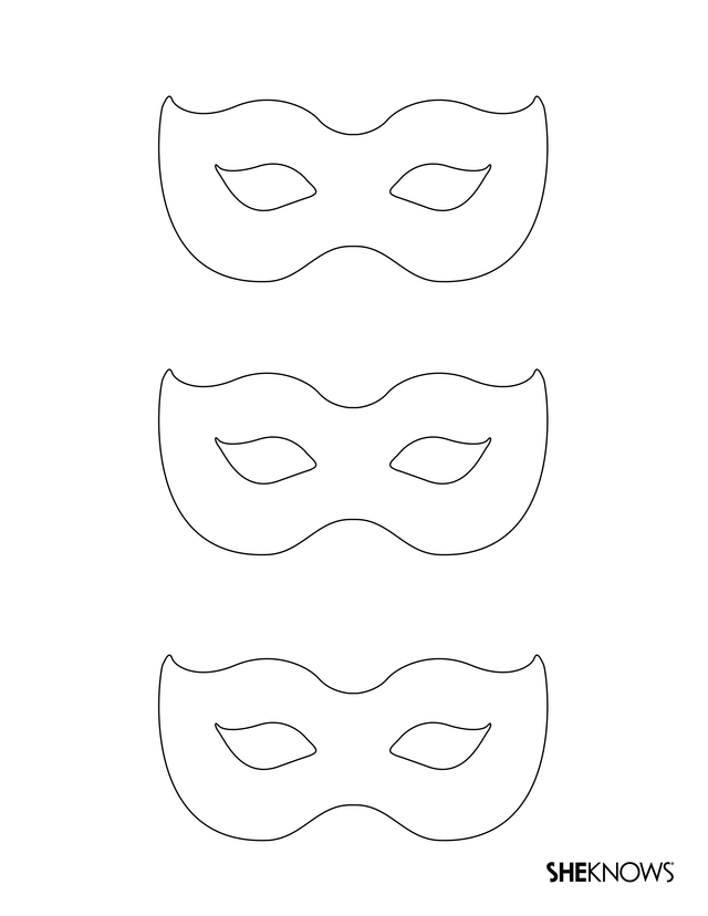 Fancy Mask Templatemasquerade Masks Free Printable Coloring Pages 