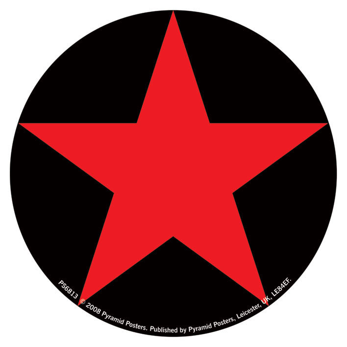 RED STAR - sticker