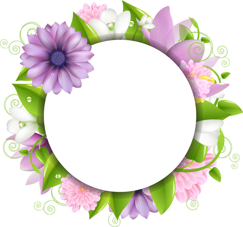 Flower background vector-03 | Free Vectors, Free Design