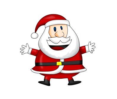 cartoon image of father christmas - Clip Art Library