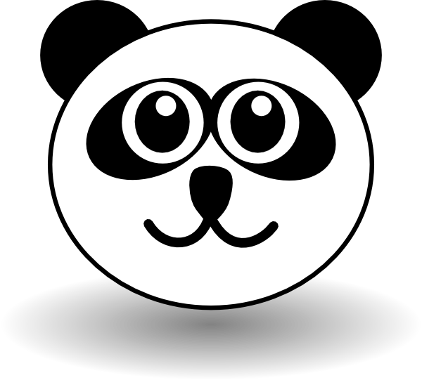 Free PANDA OUTLINE, Download Free PANDA OUTLINE png images, Free