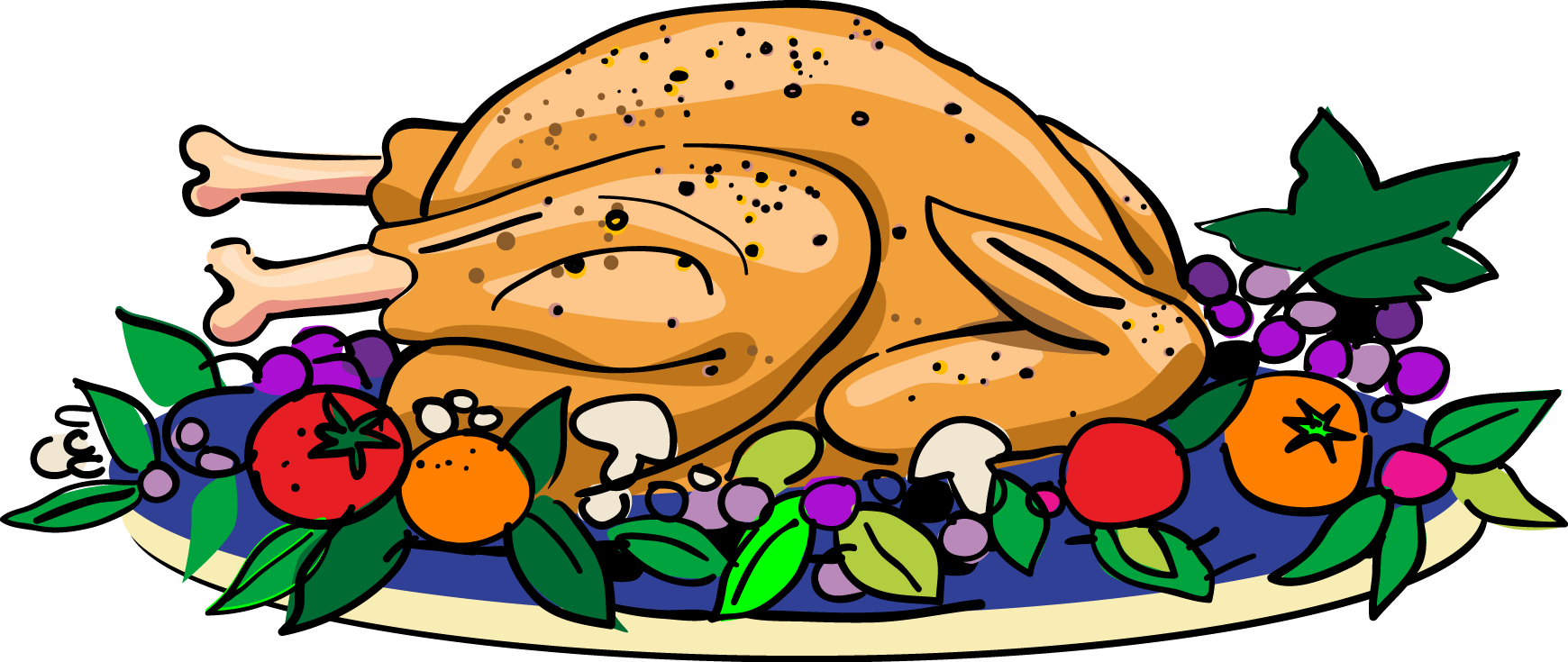 Happy Thanksgiving Turkey Clipart Black And White | Clipart library 