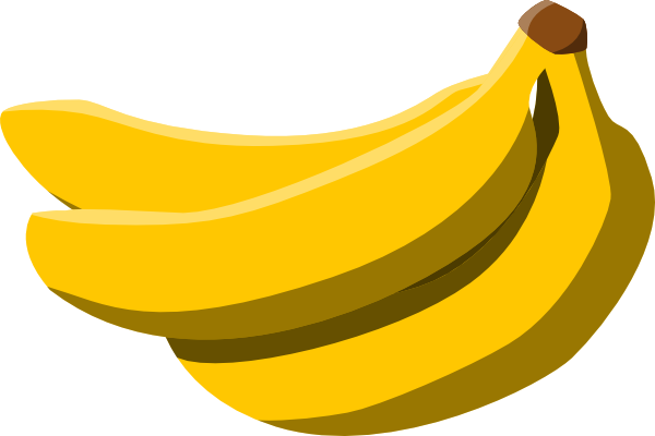 Bananas clip art - vector clip art online, royalty free  public 