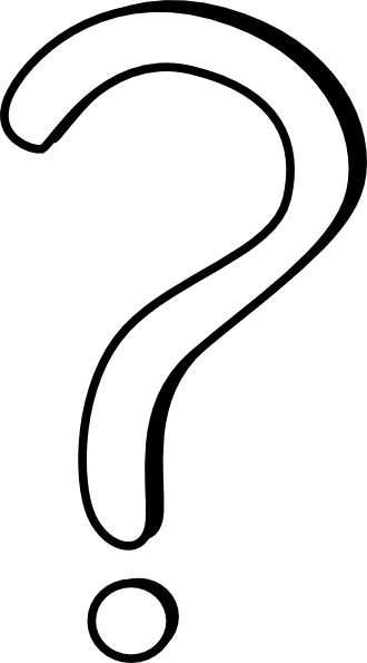 Question Mark Outline - Clipart library