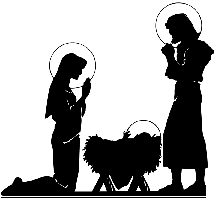 Two Hearts Design - Christmas Clipart - Nativity