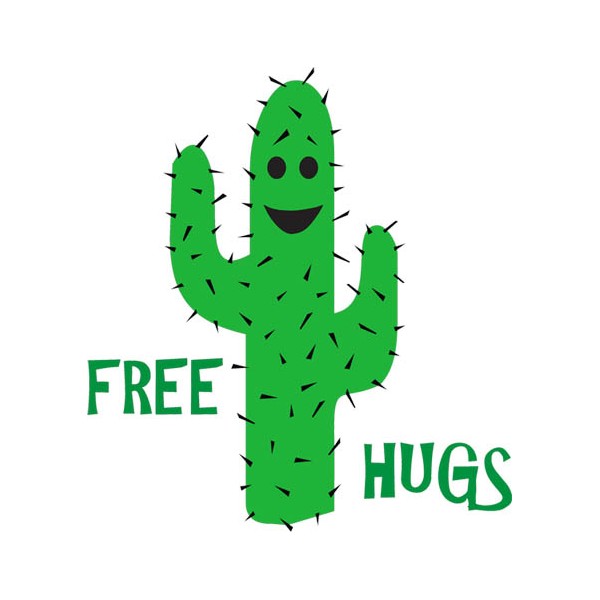 Clip Arts Related To : cactus meme free hugs. 