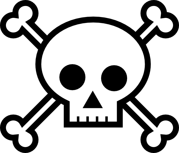 Skull And Crossbones Clip Art Vector Online Royalty Free