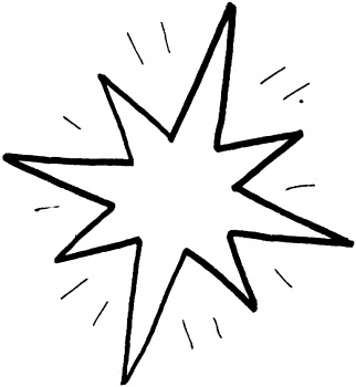 Shooting Star Coloring Pages - Clipart library
